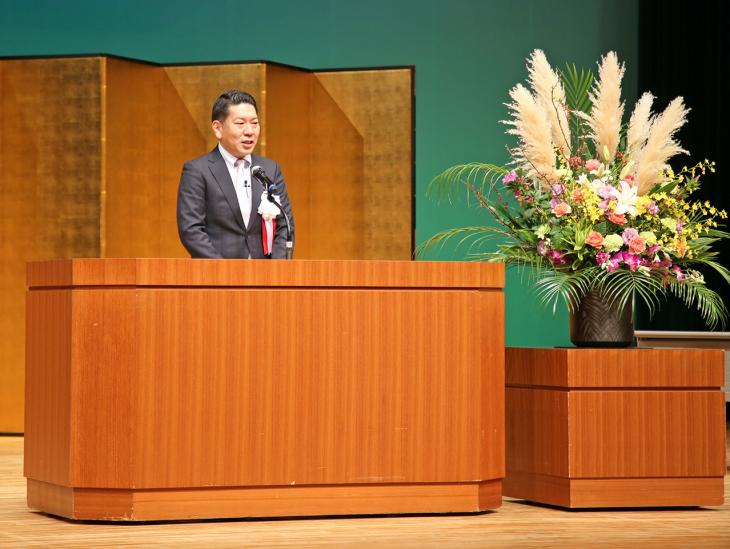 大村市金婚記念祝賀式の様子1