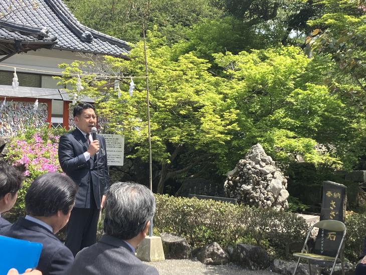 大村ライオンズクラブ結成60周年「記念植樹」の様子1