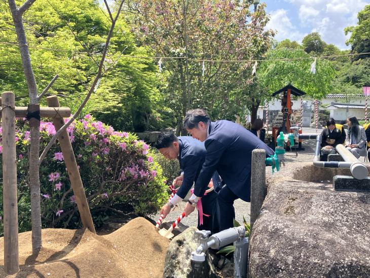 大村ライオンズクラブ結成60周年「記念植樹」の様子2