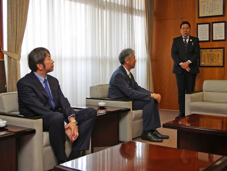 目録贈呈式（企業版ふるさと納税）の様子2