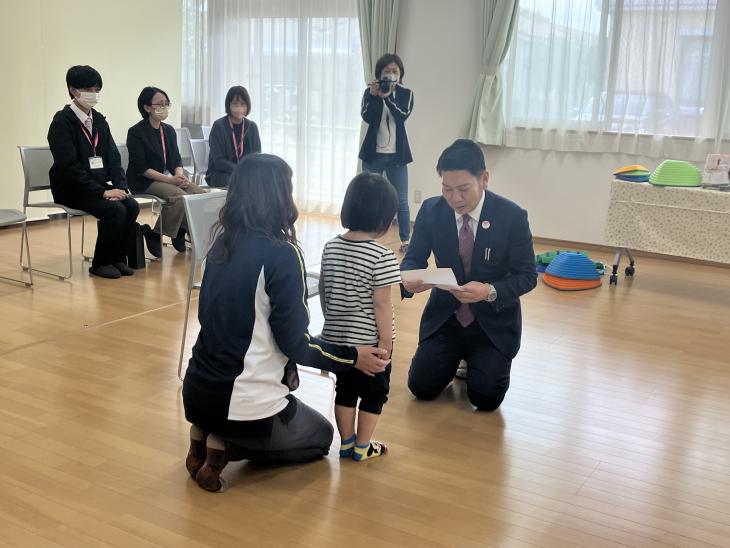 こどもの日児童養護施設訪問の様子2