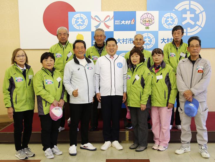 長崎県民スポーツ大会グラウンド・ゴルフ競技結果報告の様子1