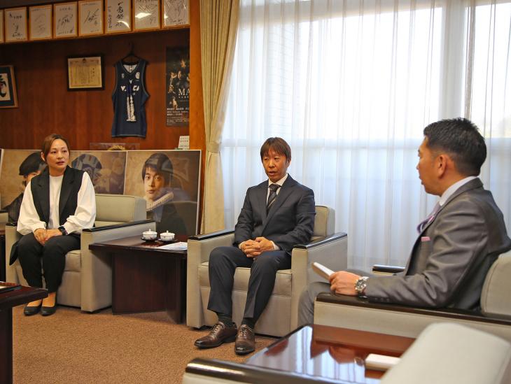 高年齢者雇用優良企業表彰受賞報告の様子2