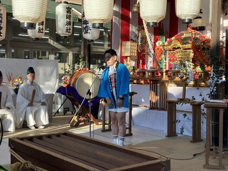 おおむら夏越まつり祭儀（8月3日）の様子