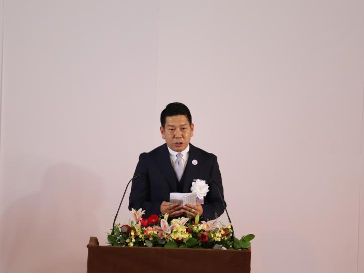 国道34号大村諫早拡幅着工式の様子2