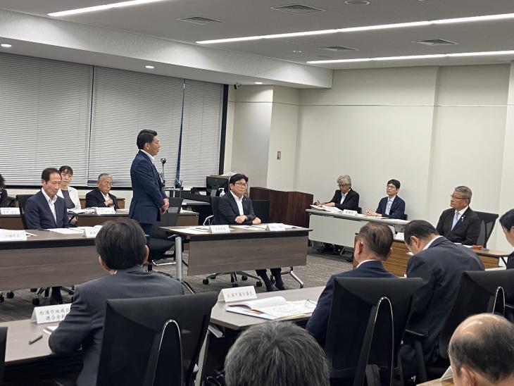 要望活動(東彼杵道路建設促進期成会)の様子4