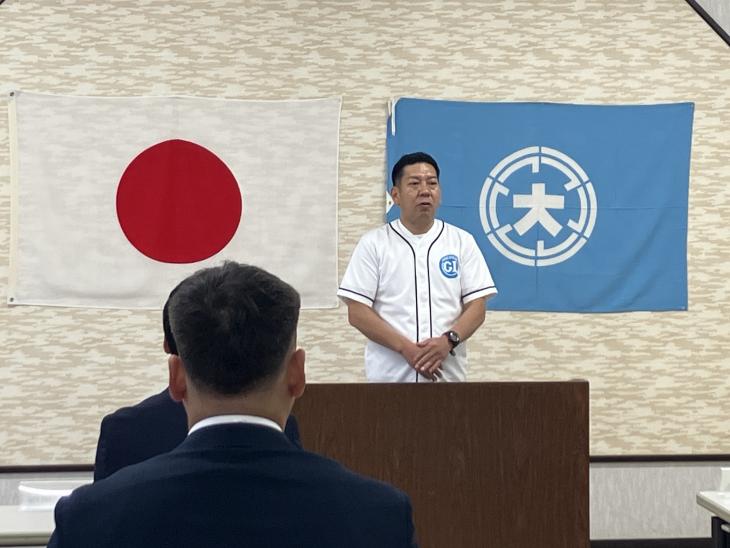 辞令交付式(新規採用職員)の様子1