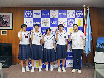 湘南藤沢カップJVA第16回全日本ビーチバレーボールアンダー15選手権大会4人制出場報告の様子1