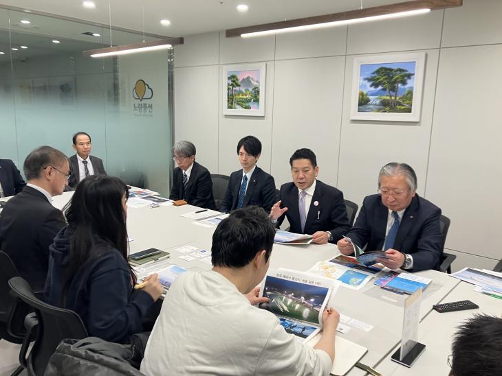 訪日旅行事業者に対する、プレゼンの様子2