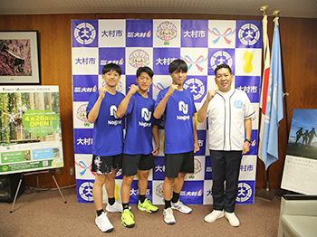 第34回U-15ジュニアセレクトカップハンドボール大会九州地区予選会出場報告の様子1