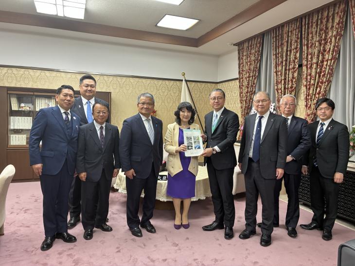 要望活動【県要望】（防災・減災・国土強靱化の予算確保に関する要望）の様子1