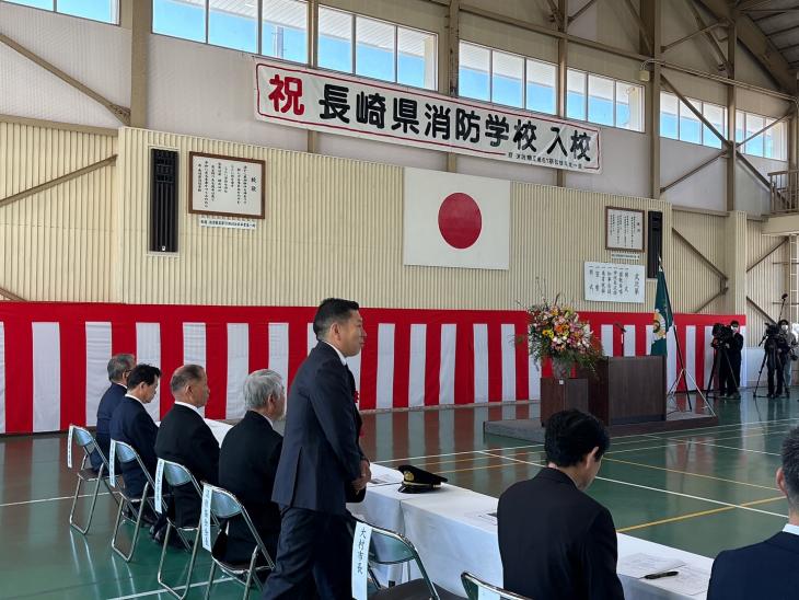 消防職員第84期初任科入校式の様子1