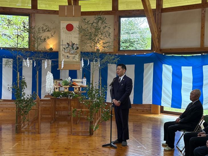 深澤義太夫例大祭式典の様子2