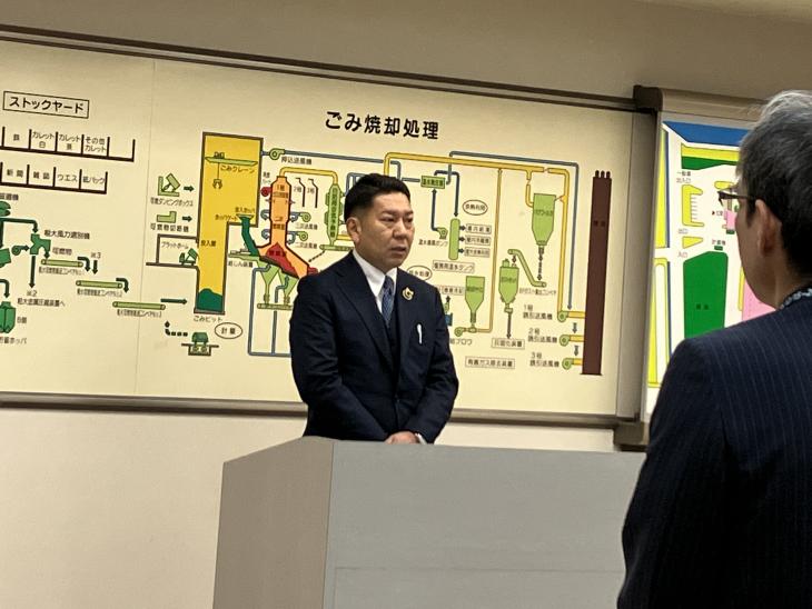 環境センター仕事始め式の様子