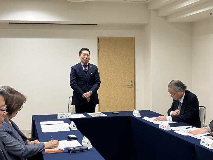 大村市企業誘致支援会議（福岡）の様子