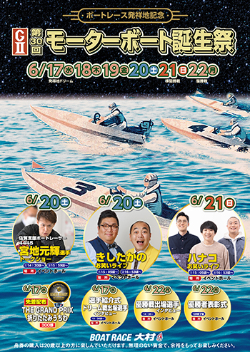 モーターボート誕生祭ポスター