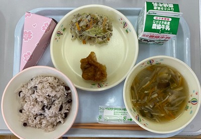 卒業給食1