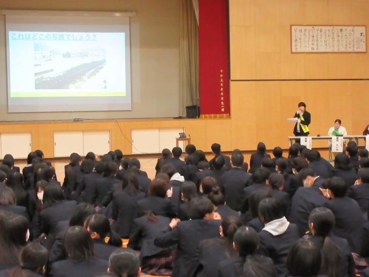 向陽高校票育授業の様子1