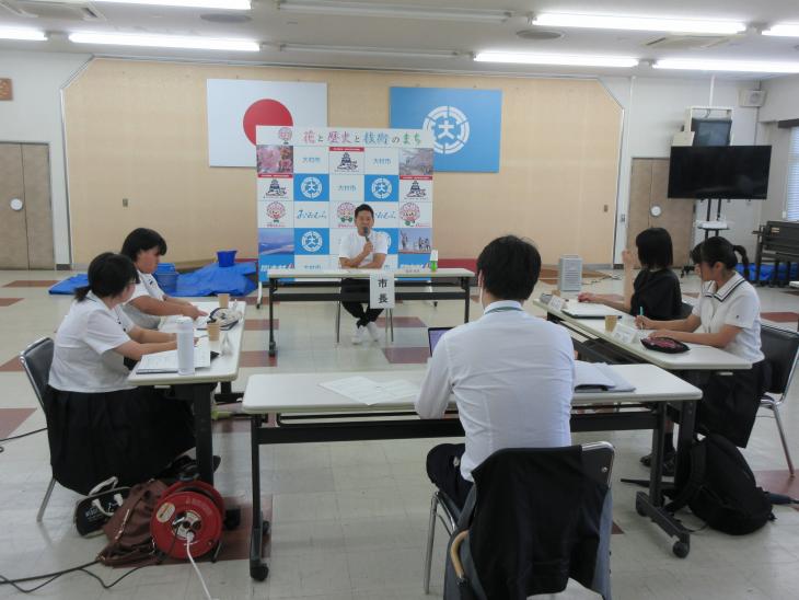 市長との意見交換の様子2