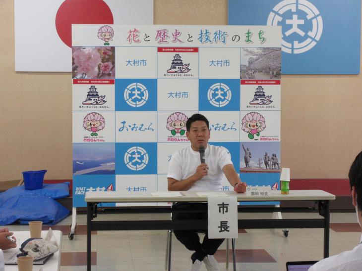 市長との意見交換の様子3