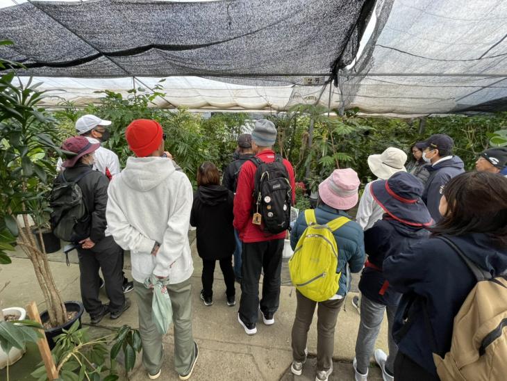 温室見学