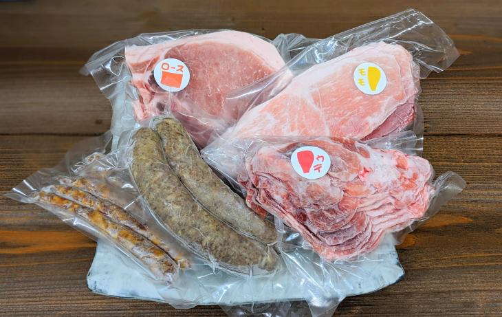 Eセット(豚肉とウインナーセット2)