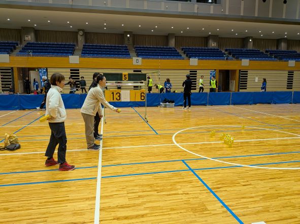 モルック体験の様子