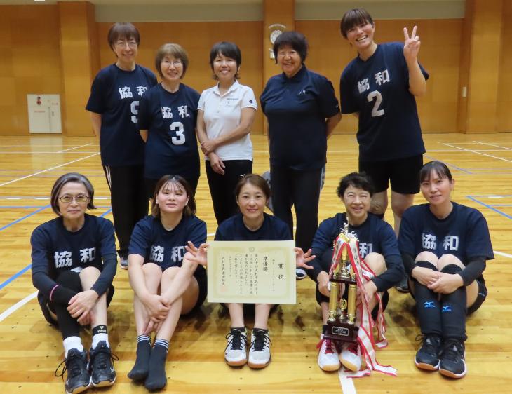 ソフトバレーボール準優勝